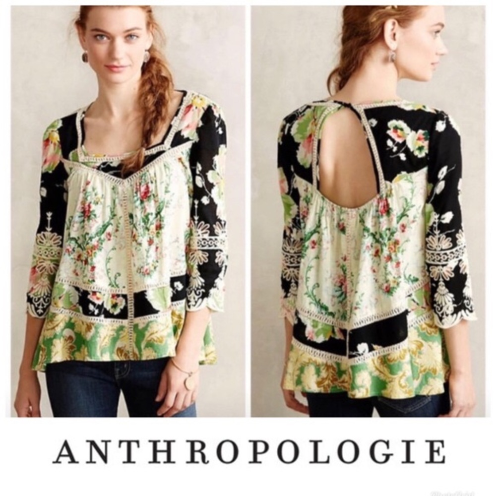 Anthropologie Vanessa Virginia Prateria Blouse
